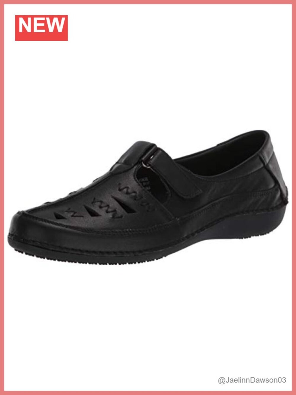 Nubuck Loafer with Hook and Loop Adjustable Strap Arch Support Removable Footbed